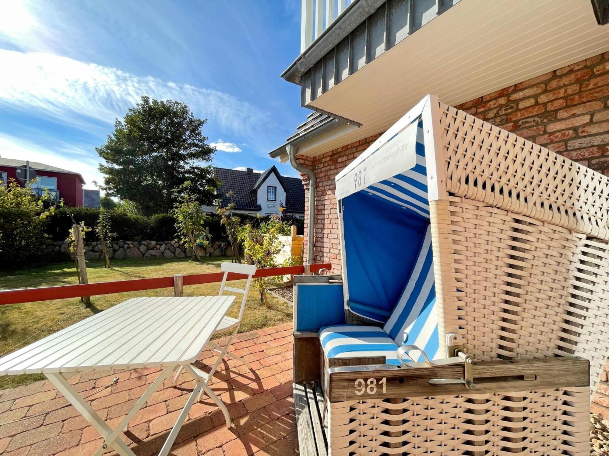 Ferienwohnung Haus Dünenrose App 1 mit Terrasse Westerland Exterior foto